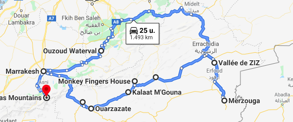 Roadtrip door Marokko