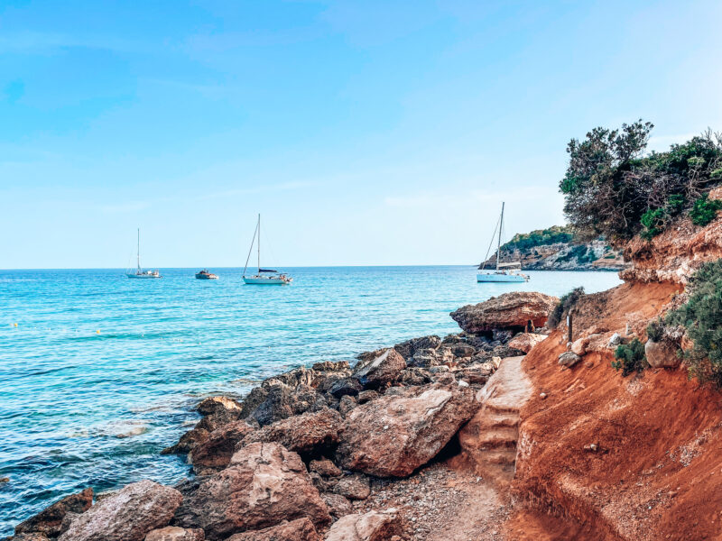 Het mooiste strand van Ibiza.
