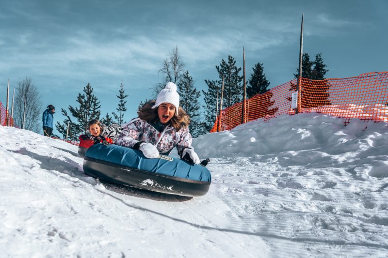 Tube sleeën Apukka resort
