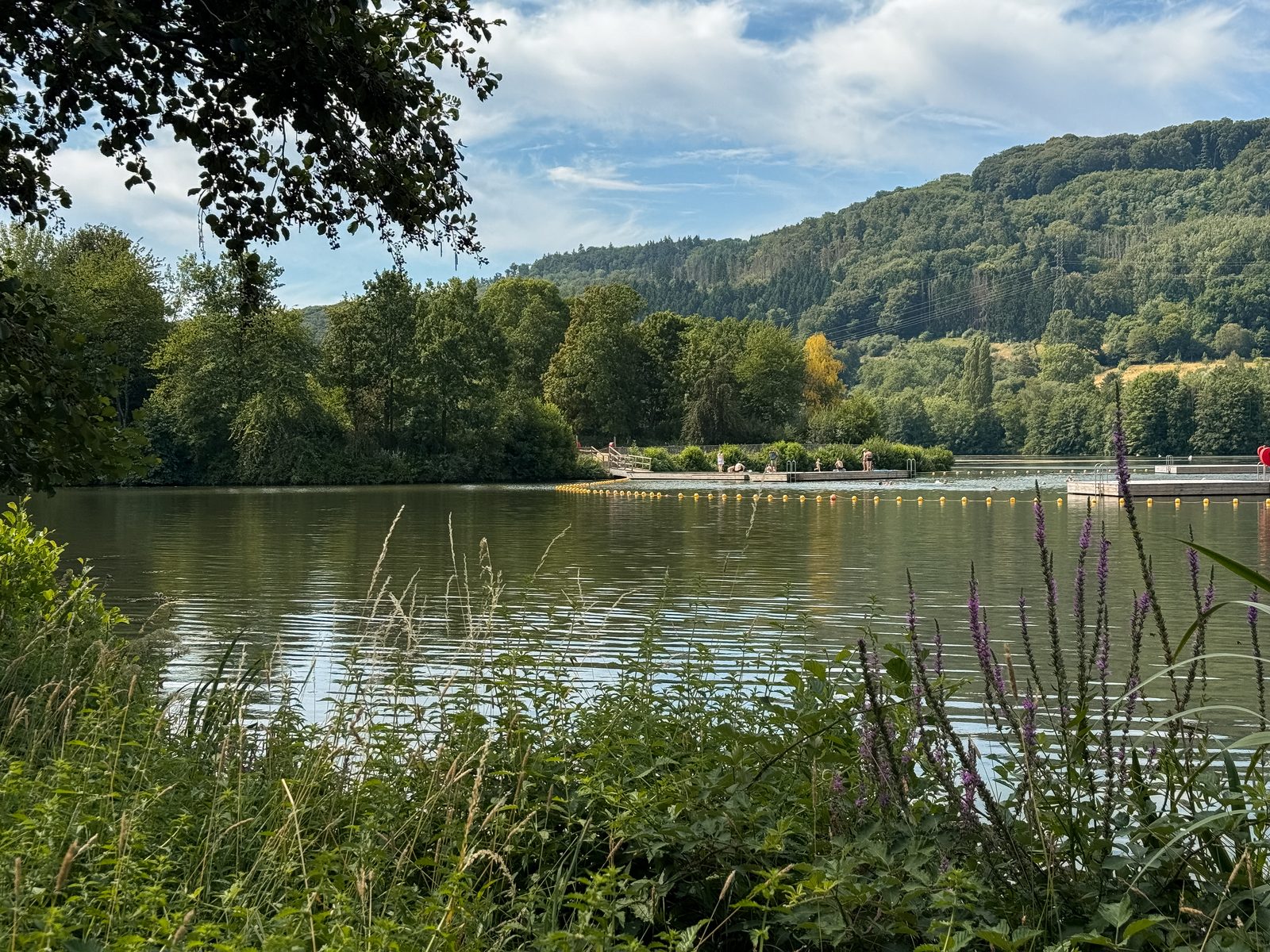 Het meer van Echternach.