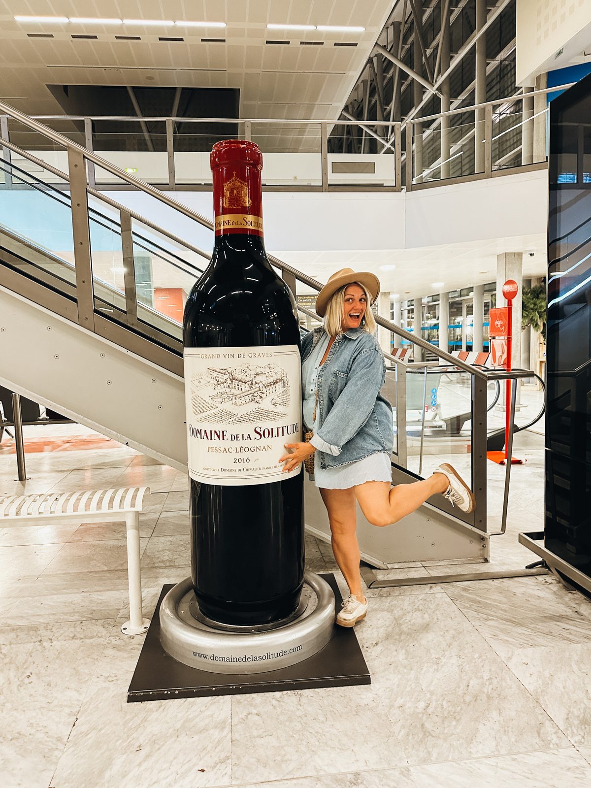 Bordeaux, uiteraard met een fles wijn